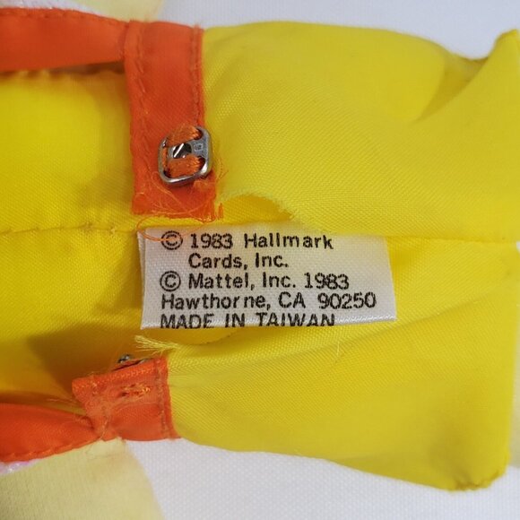 Rainbow Brite Canary Yellow Doll 12" Plush Stuffed Toy Vintage 1983 Hallmark - Picture 5 of 6